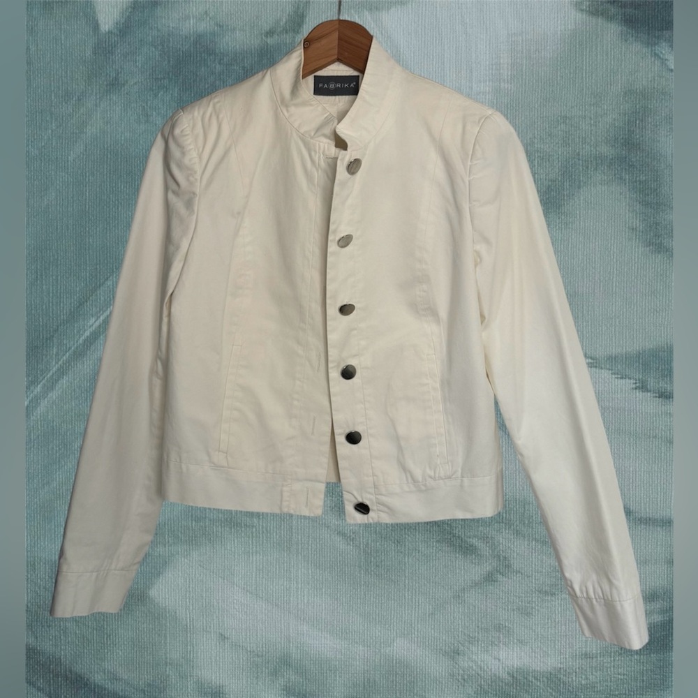 FABRIKA Stand Collar Long Sleeve Jacket - Picture 5 of 13